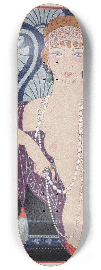 George Barbier - Les Trois Beautes de Mnasidika 8.25 inch art skate deck