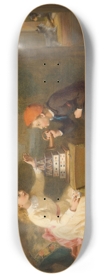 George Bernard O'Neill - Storming the Castle 8.25 inch art skate deck