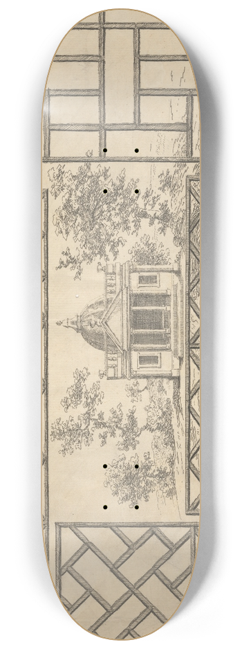 George Bickham the Elder - Rails 8.25 inch art skate deck