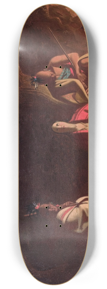 George Caleb Bingham - Captured by Indians 8.25 inch art skate deck