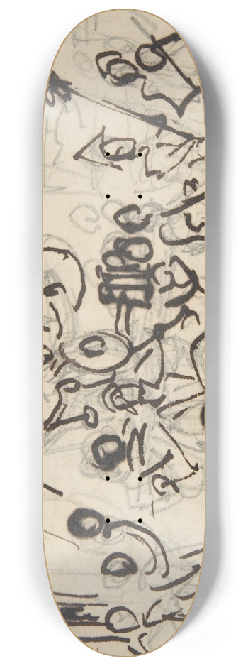 George Cruikshank - A Parade 8.25 inch art skate deck
