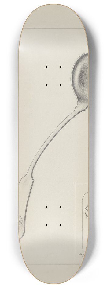 George Fairbanks - Silver Ladle 8.25 inch art skate deck