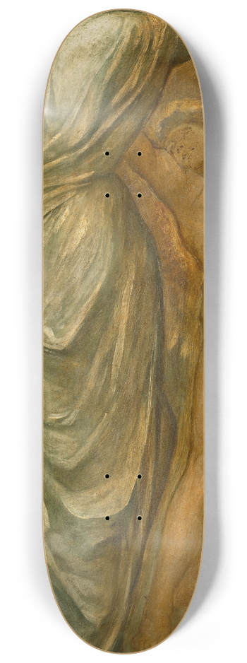 George Frederic Watts - Study for Love and Death 8.25 inch art skate deck