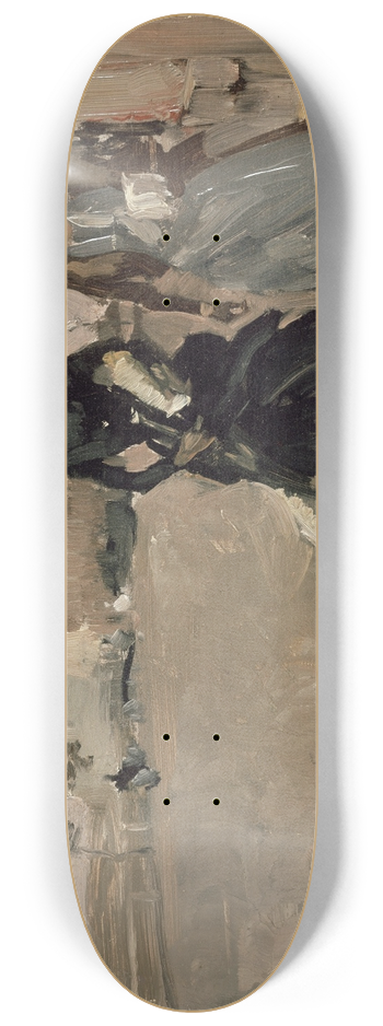 George Hendrik Breitner - Gust of wind 8.25 inch art skate deck
