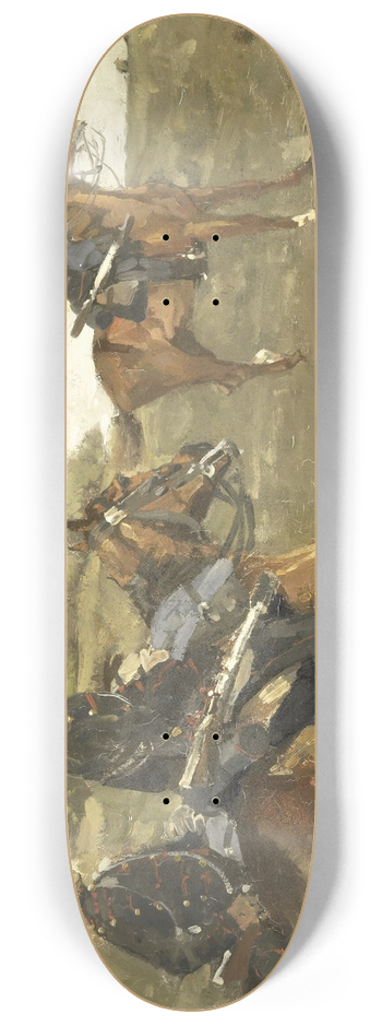 George Hendrik Breitner - Hussars 8.25 inch art skate deck