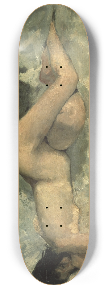 George Hendrik Breitner - Reclining nude 8.25 inch art skate deck