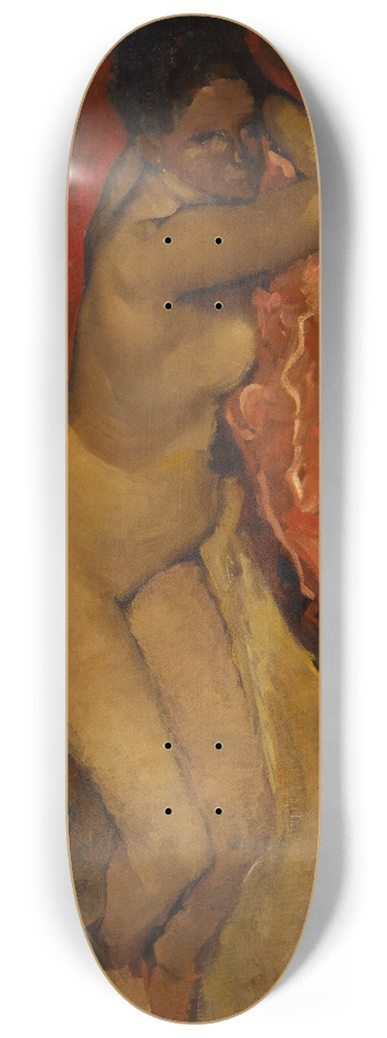 George Hendrik Breitner - Reclining nude 8.25 inch art skate deck