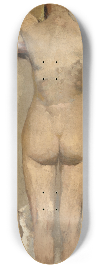 George Hendrik Breitner - Standing Nude 8.25 inch art skate deck