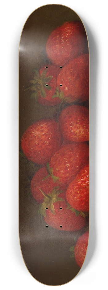George Henry Hall - Strawberries 8.25 inch art skate deck