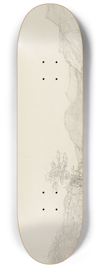 George Howland Beaumont - Between Llangollen and Oswestry 8.25 inch art skate deck