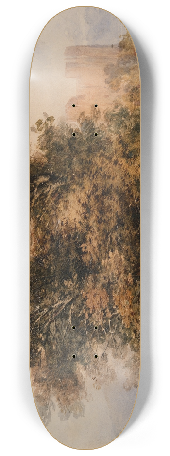 George Howse - Rochester Bridge and Castle, Kent 8.25 inch art skate deck