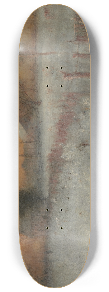 George Inness - Home at Montclair 8.25 inch art skate deck