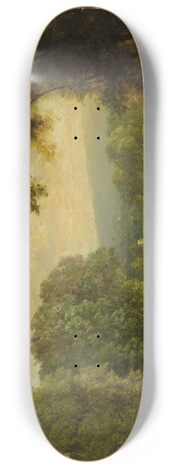George Inness - Landscape 8.25 inch art skate deck