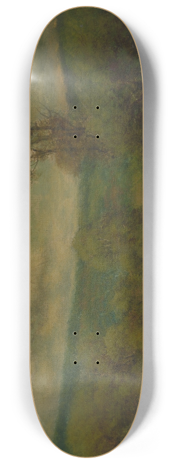 George Inness - Landscape 8.25 inch art skate deck
