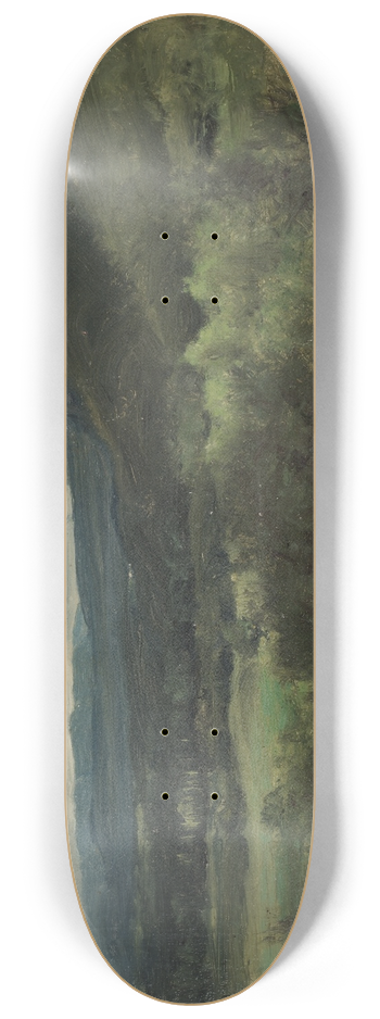 George Inness - Montclair, New Jersey 8.25 inch art skate deck