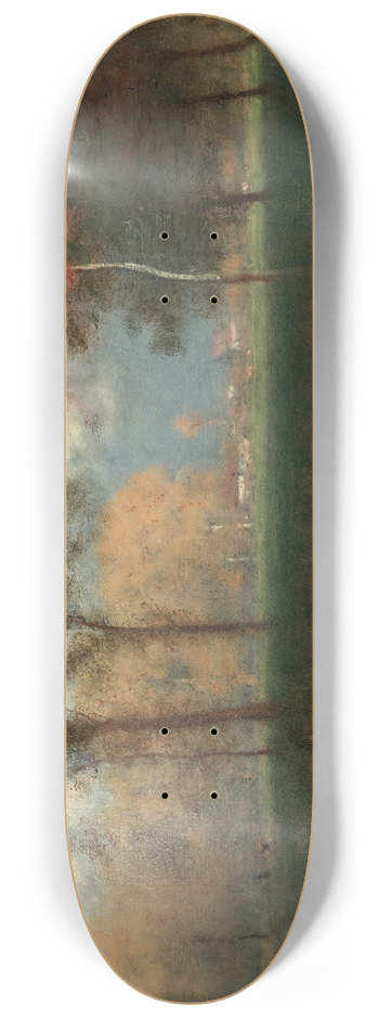 George Inness - Sunny Autumn Day 8.25 inch art skate deck