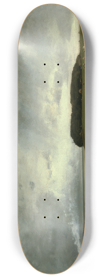 George Inness - The Storm 8.25 inch art skate deck