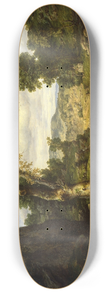 George Inness - View in Berkshire County, Massachusetts, Clearing Off after a September Storm 8.25 inch art skate deck
