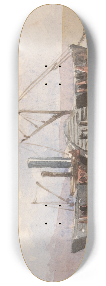 George Jackson - A Tug Vessel 8.25 inch art skate deck