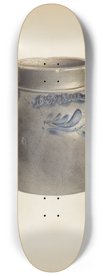 George Loughridge - Small Crock 8.25 inch art skate deck