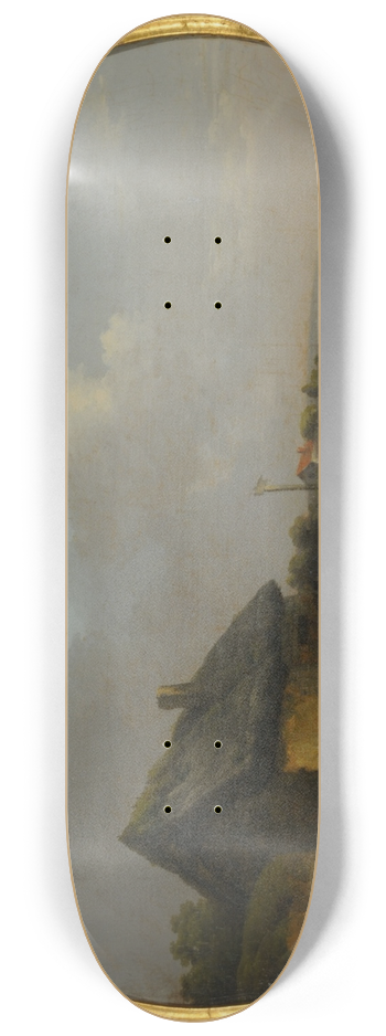 George Morland - Landscape 8.25 inch art skate deck