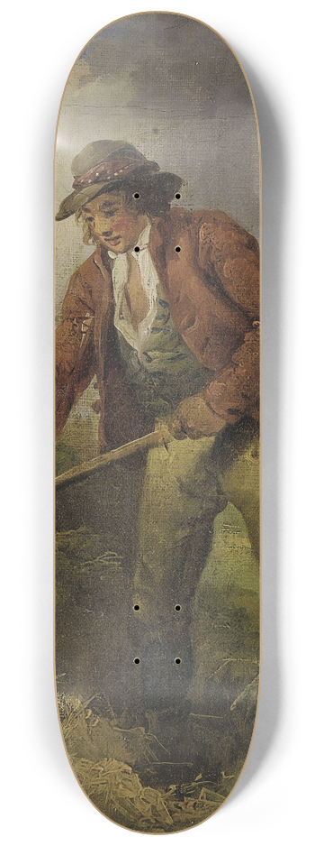 George Morland - Making Hay 8.25 inch art skate deck