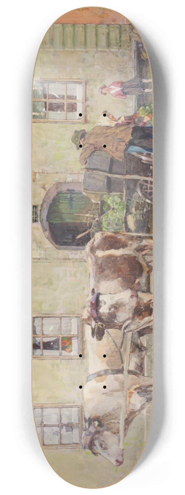 Fritz Lach - Krautbauer in Grein an der Donau 8.25 inch art skate deck