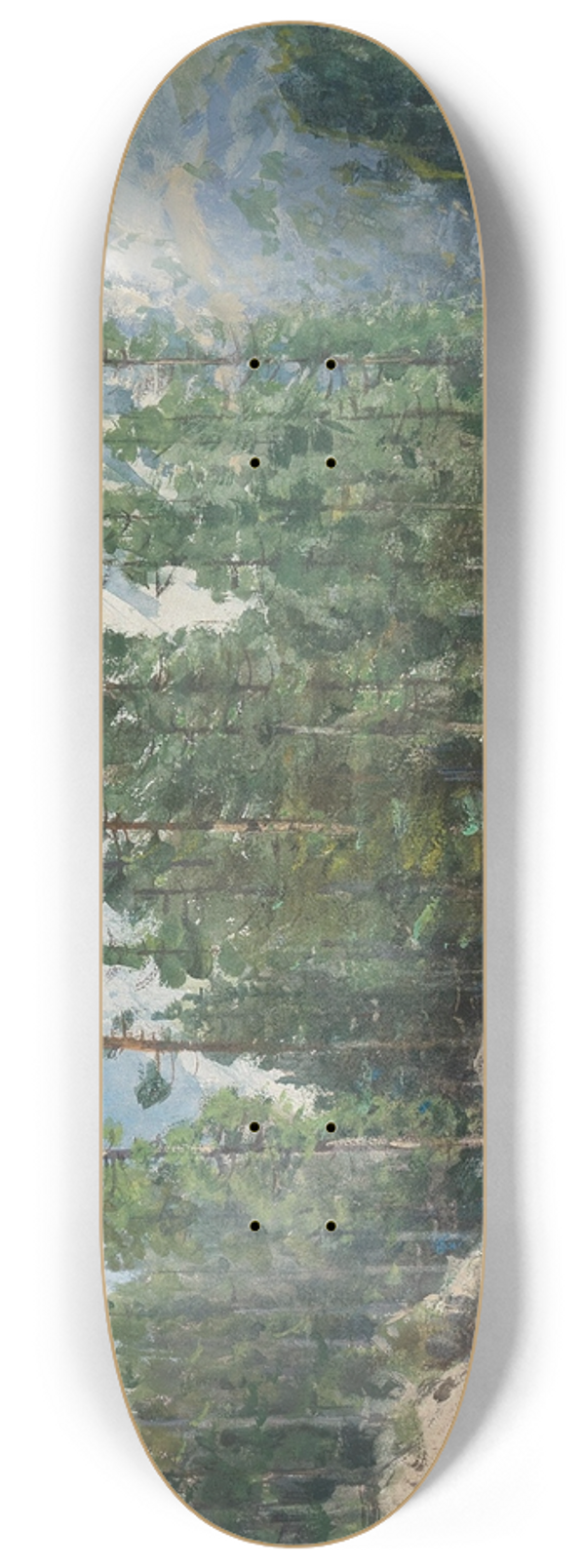 Fritz Lach - Kreuzteich near Tragss 8.25 inch art skate deck