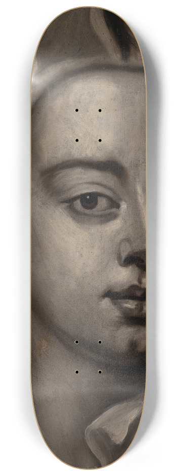 Georg Engelhard Schrder - Self Portrait 8.25 inch art skate deck