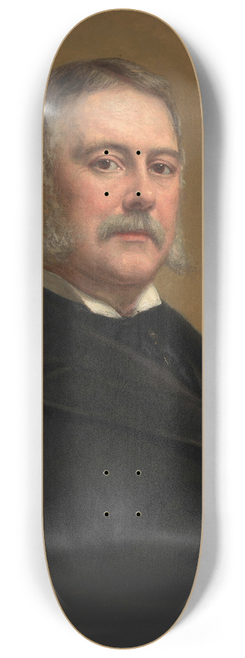 George Peter Alexander Healy - Chester Alan Arthur 8.25 inch art skate deck