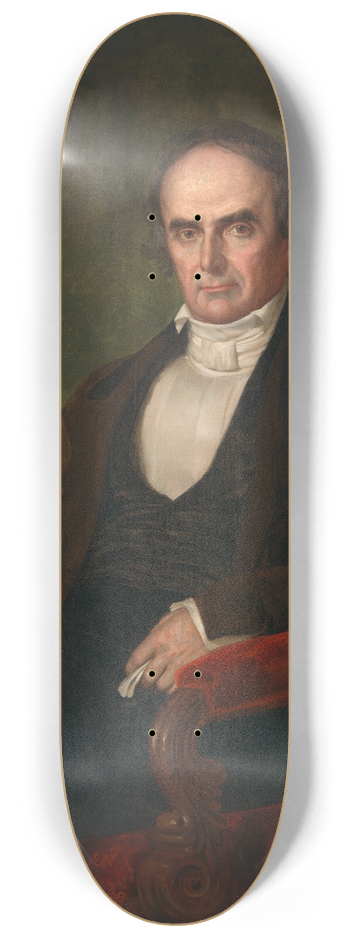 George Peter Alexander Healy - Daniel Webster 8.25 inch art skate deck