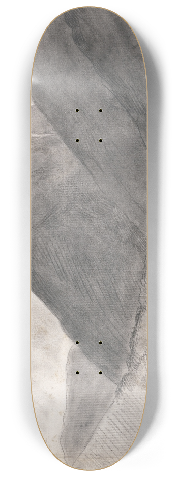 George Romney - Landscape in Westmoreland 8.25 inch art skate deck