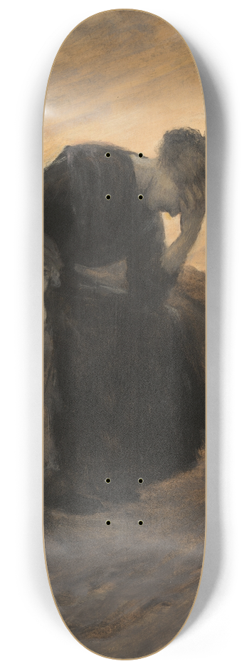 Georges Antoine Rochegrosse - Refugees 8.25 inch art skate deck