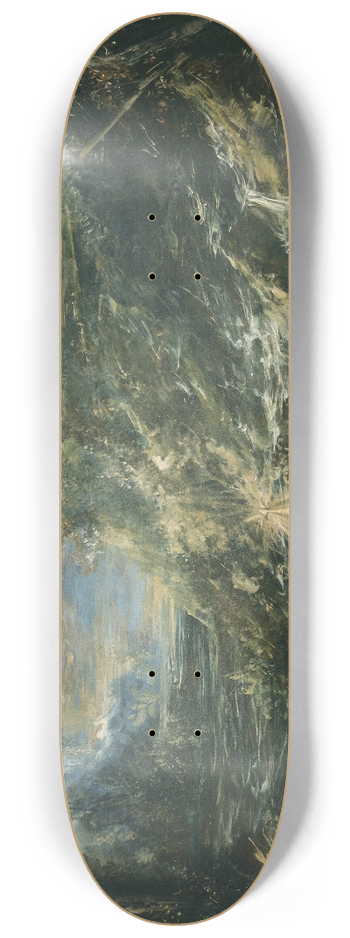 Alessandro Magnasco - The Baptism of Christ 8.25 inch art skate deck