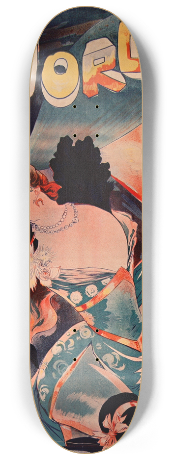 Georges de Feure - LHorloge 8.25 inch art skate deck