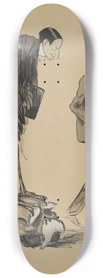 Georges Goursat (Sem) - Georges Mandel 8.25 inch art skate deck