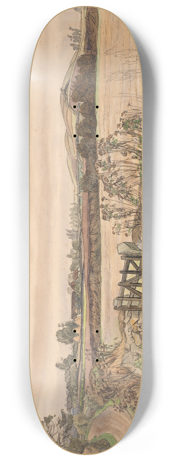 Fritz Syberg - Efterrslandskab 8.25 inch art skate deck