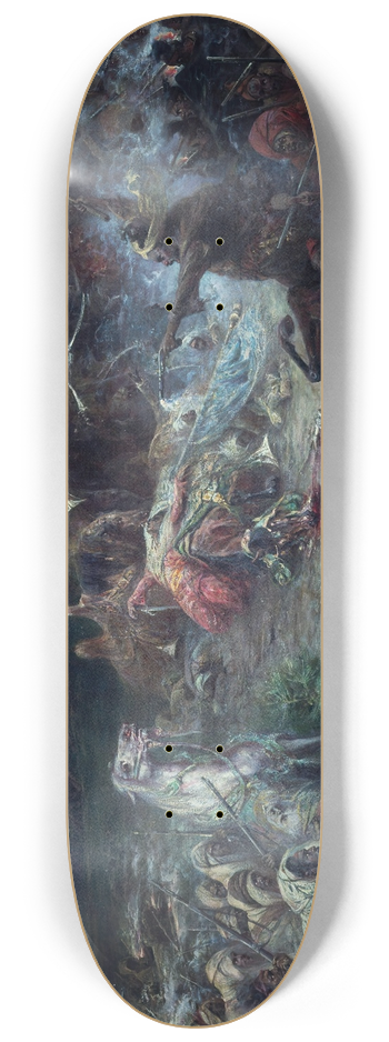 Georges Jules Victor Clairin - Le Carnage 8.25 inch art skate deck