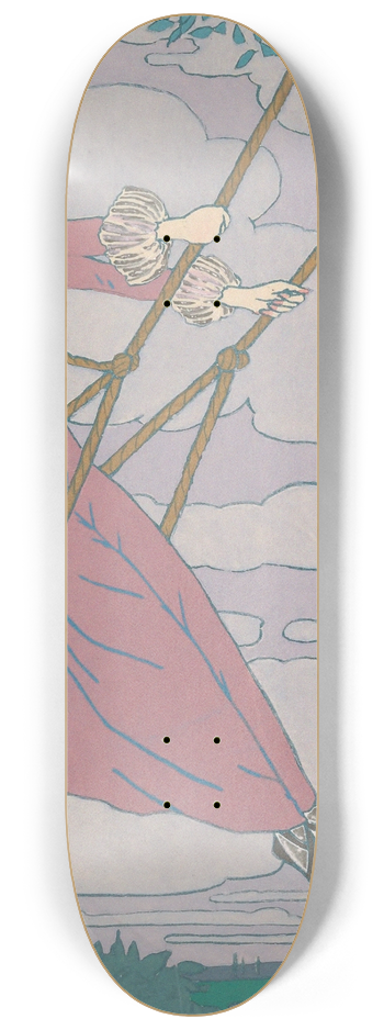 Georges Lepape - La balanoire 8.25 inch art skate deck