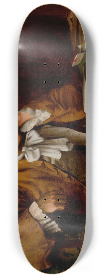 George Sloane - Gentleman Reading 8.25 inch art skate deck