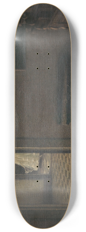 Georges Nauwelaerts - Interior with a Lady 8.25 inch art skate deck