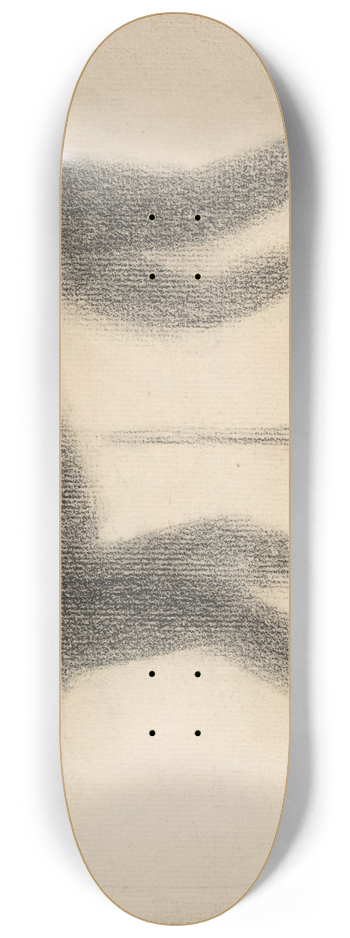 Georges Seurat - Monkey 8.25 inch art skate deck