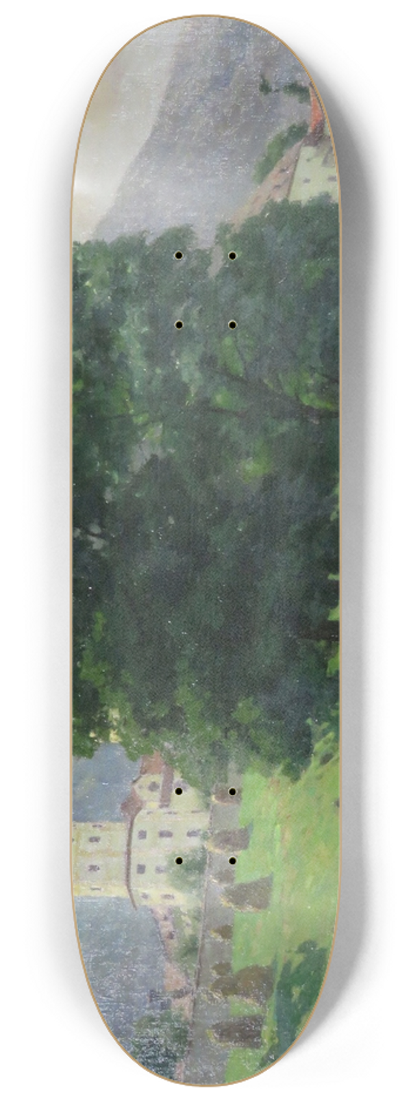 Fritz Wilhelm Rabending - Blick auf Stift Stams 8.25 inch art skate deck