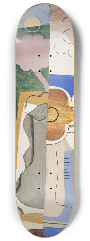 Georges Valmier - Vase de fleurs 8.25 inch art skate deck