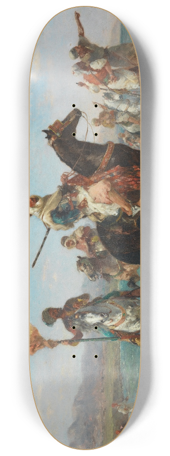Georges Washington - The scouting party 8.25 inch art skate deck