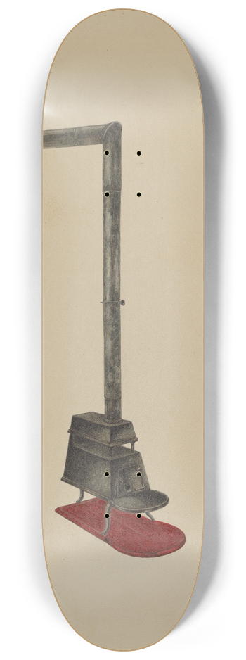George V. Vezolles - Shaker Stove 8.25 inch art skate deck