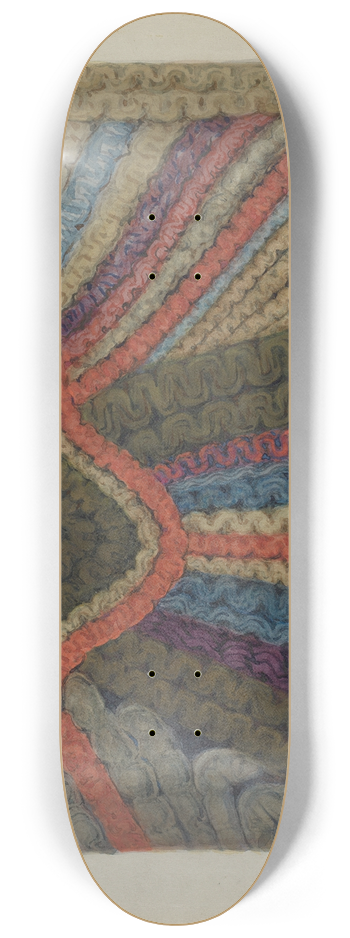 George V. Vezolles - Shaker Woolen Rug 8.25 inch art skate deck