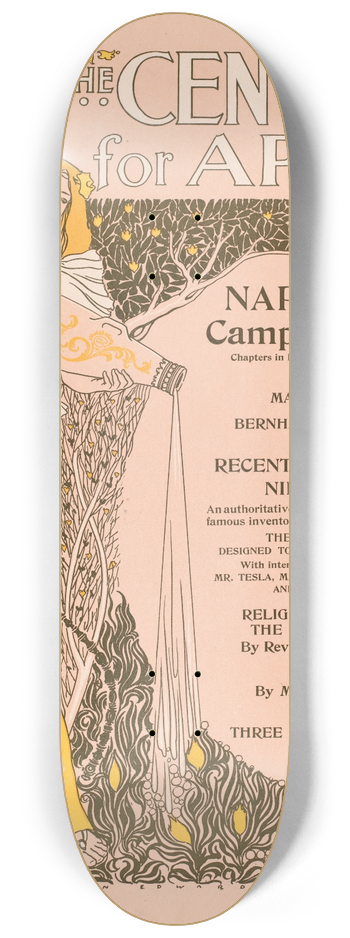 George Wharton Edwards - The century for April 8.25 inch art skate deck