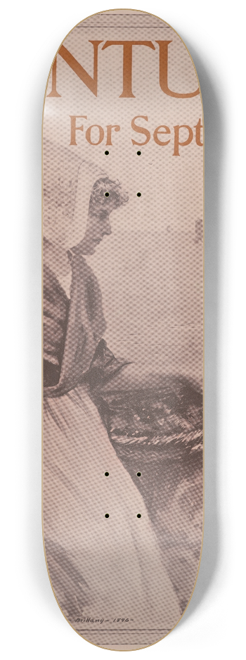 George Wharton Edwards - The century for September. 8.25 inch art skate deck