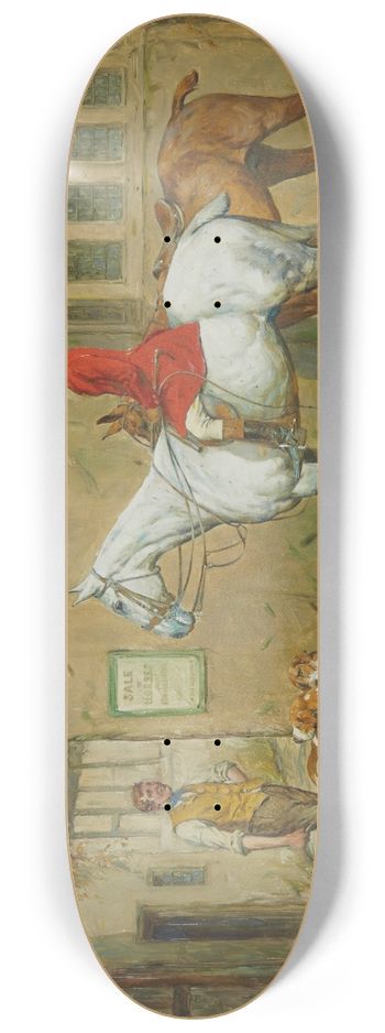 George Wright - At the stable 8.25 inch art skate deck